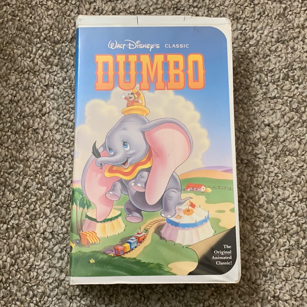 Walt Disney classic ‘Dumbo’ Black Diamond edition VHS